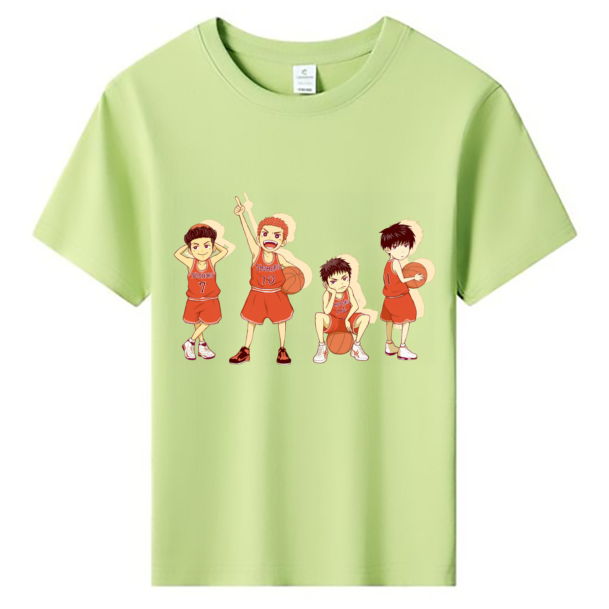 （画像用） SLAM DUNK／スラムダンク 綿100％キッズTシャツ（フロントプリント）